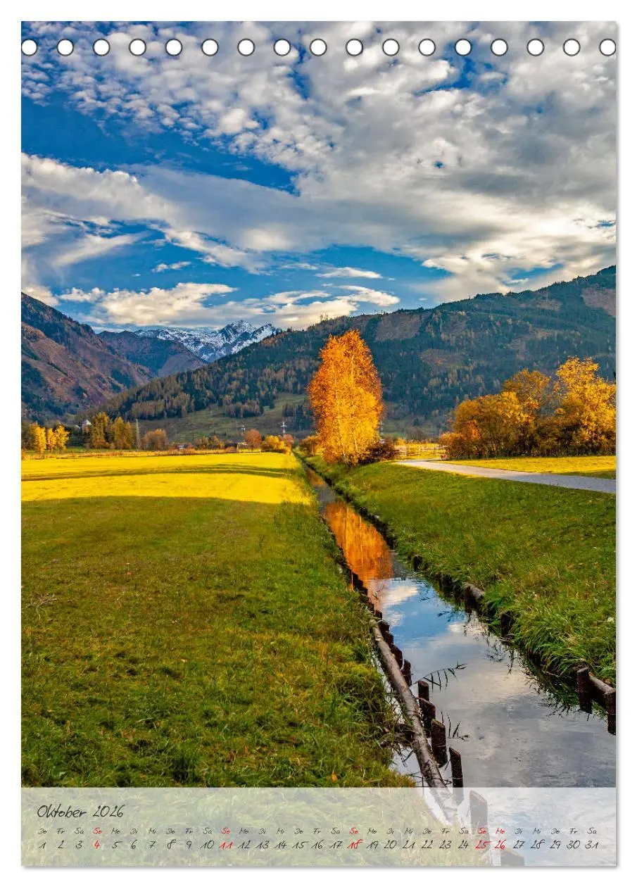 Bild: 9783516290134 | Rund um Zell am See (Tischkalender 2026 DIN A5 hoch), CALVENDO...