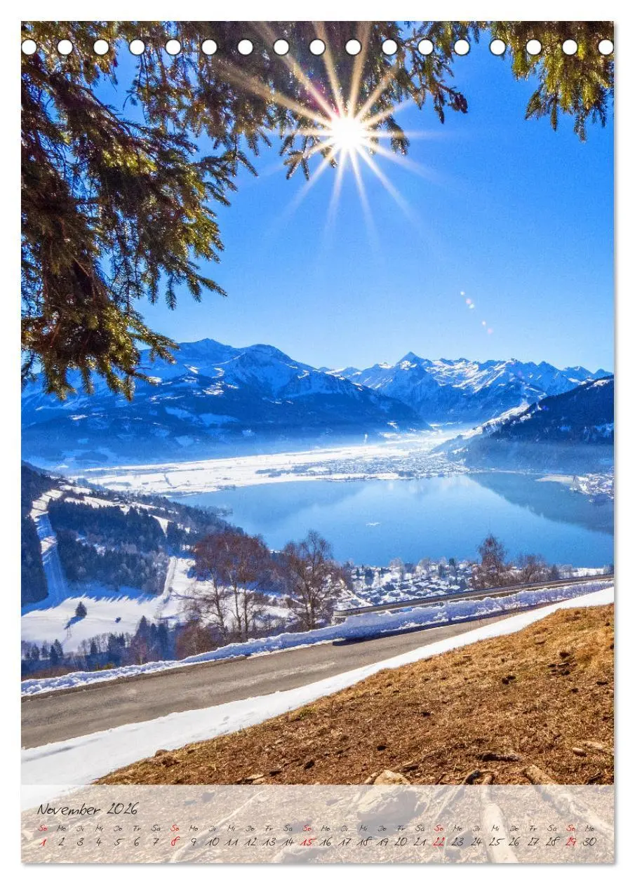 Bild: 9783516290134 | Rund um Zell am See (Tischkalender 2026 DIN A5 hoch), CALVENDO...