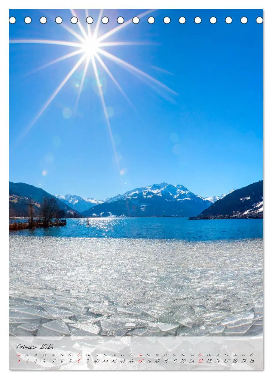 Bild: 9783516290134 | Rund um Zell am See (Tischkalender 2026 DIN A5 hoch), CALVENDO...