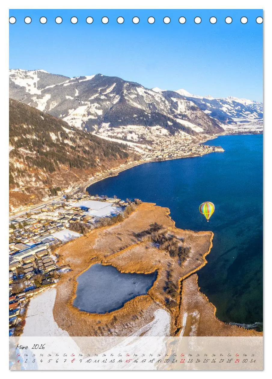 Bild: 9783516290134 | Rund um Zell am See (Tischkalender 2026 DIN A5 hoch), CALVENDO...