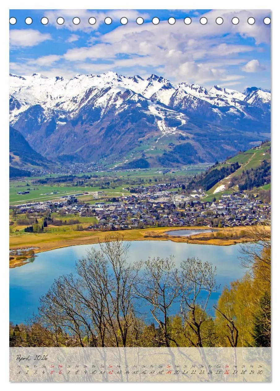 Bild: 9783516290134 | Rund um Zell am See (Tischkalender 2026 DIN A5 hoch), CALVENDO...