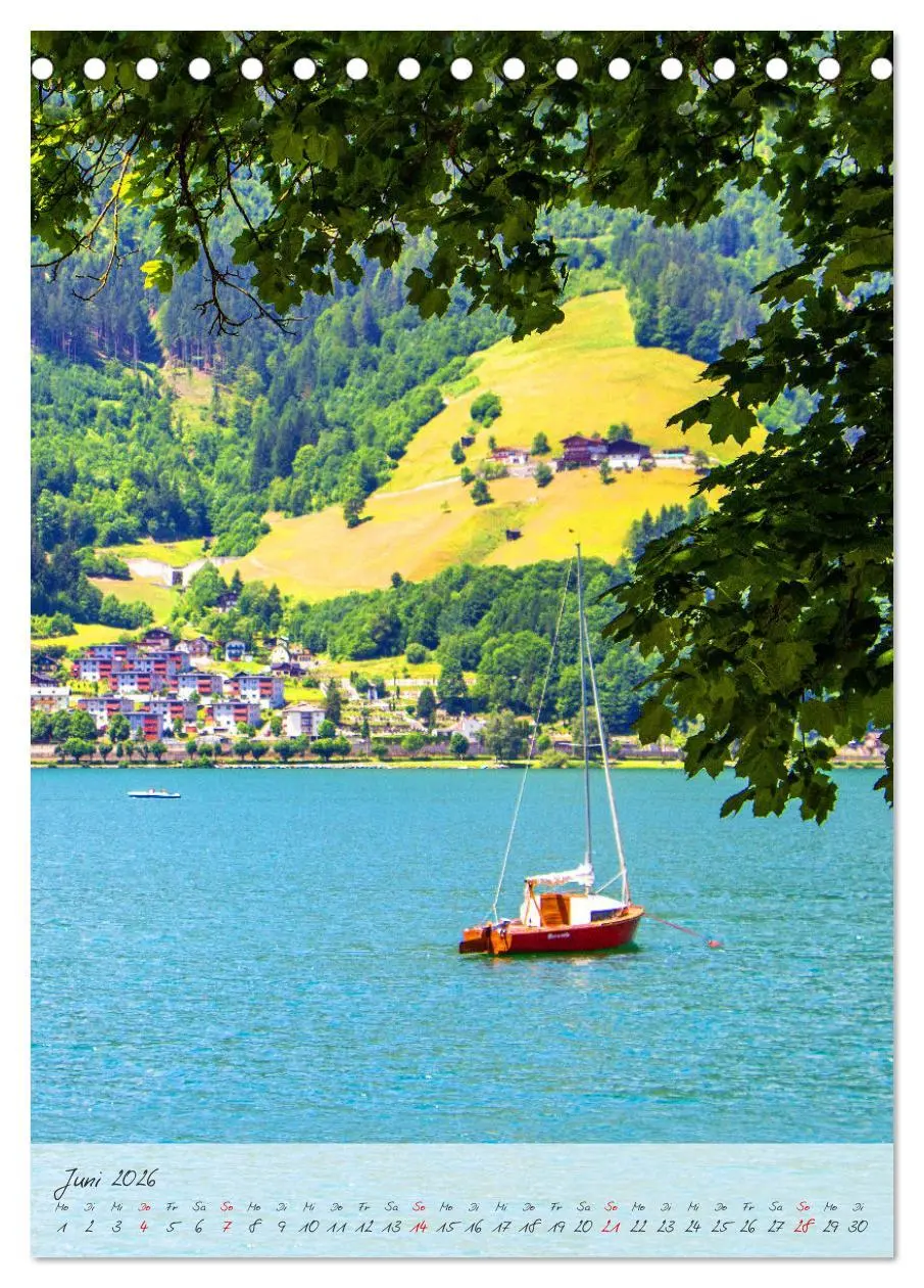 Bild: 9783516290134 | Rund um Zell am See (Tischkalender 2026 DIN A5 hoch), CALVENDO...