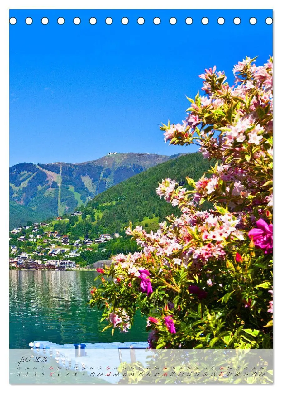 Bild: 9783516290134 | Rund um Zell am See (Tischkalender 2026 DIN A5 hoch), CALVENDO...