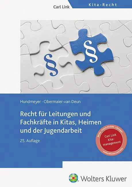 Cover: 9783556100134 | Recht für Leitungen und Fachkräfte in Kitas, Heimen und der...