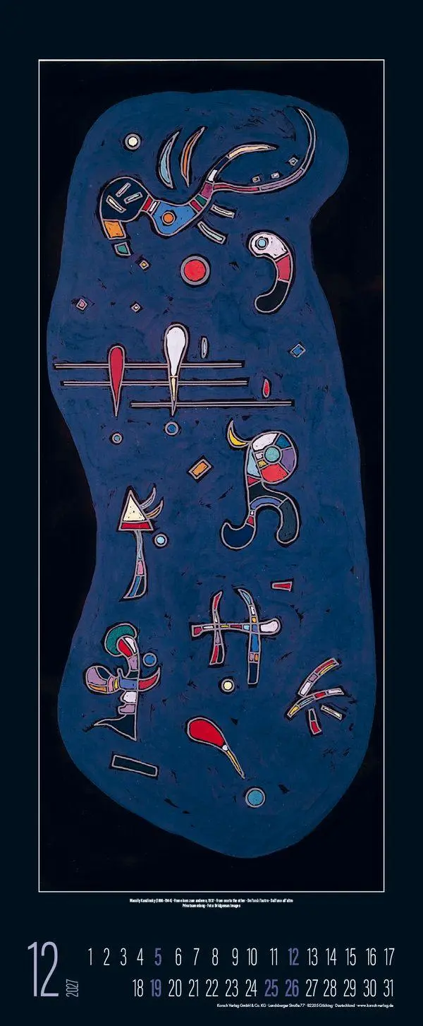 Bild: 9783819300134 | Art 2027 | Verlag Korsch | Kalender | Spiralbindung | 14 S. | Deutsch