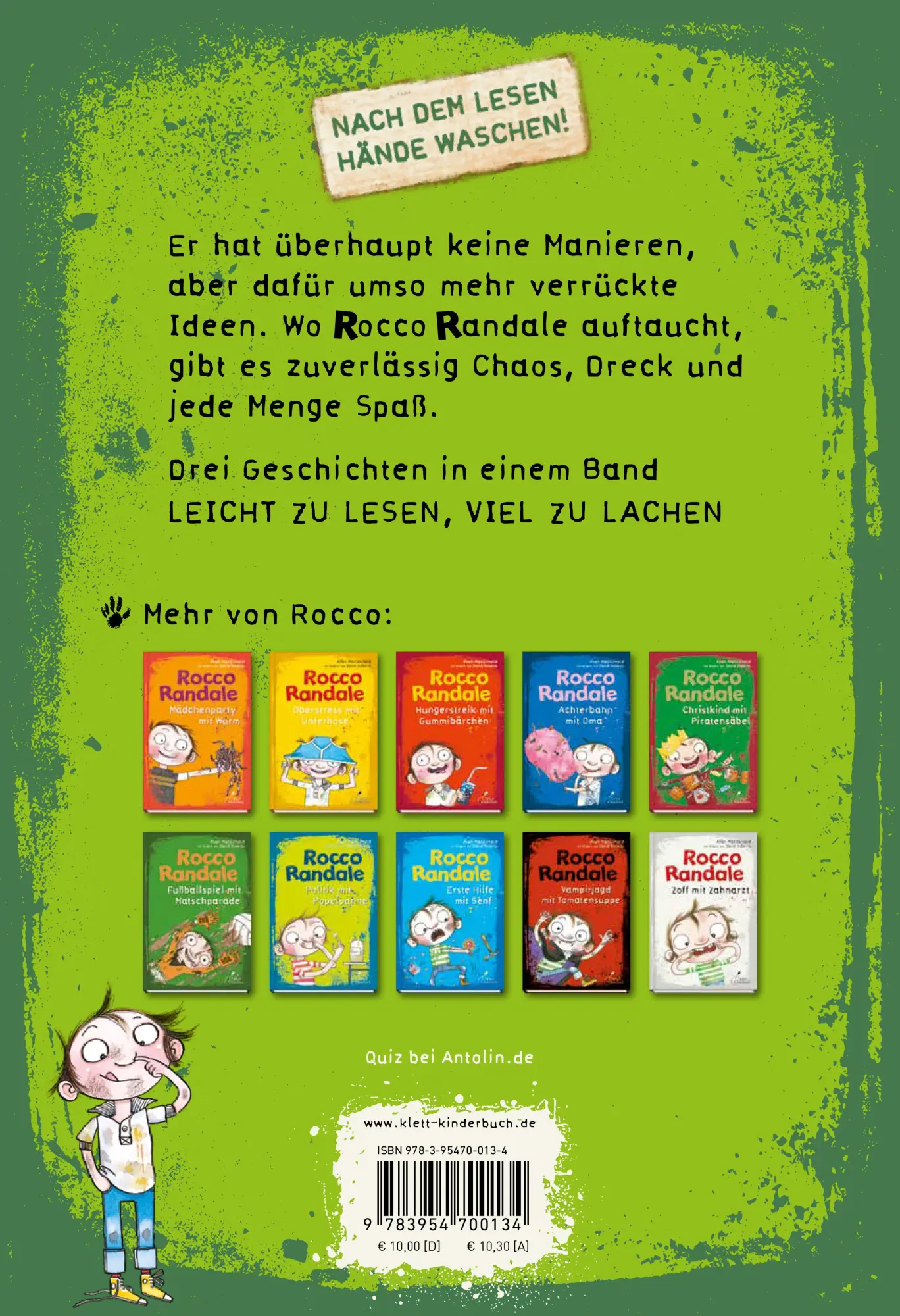 Rückseite: 9783954700134 | Rocco Randale 02 - Flohzirkus mit Würstchen | Alan MacDonald | Buch