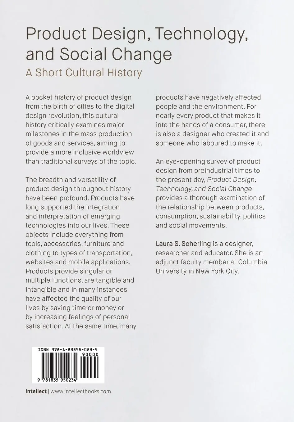 Rückseite: 9781835950234 | Product Design, Technology, and Social Change | Laura S. Scherling