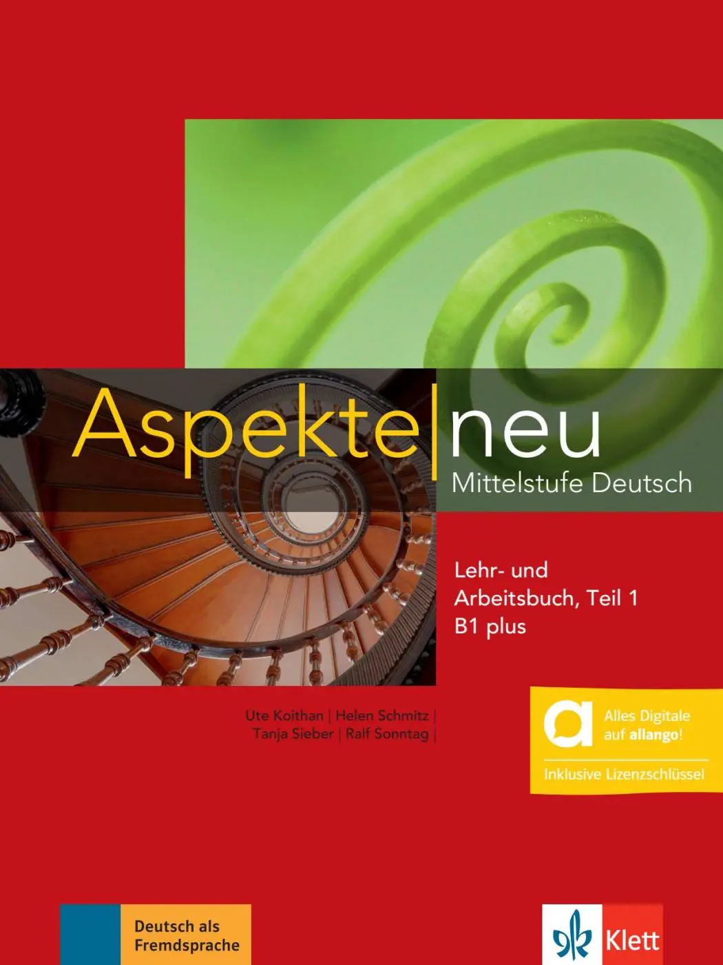 Cover: 9783126050234 | Aspekte neu B1 plus Teil 1 - Hybride Ausgabe allango | Bundle | 2024