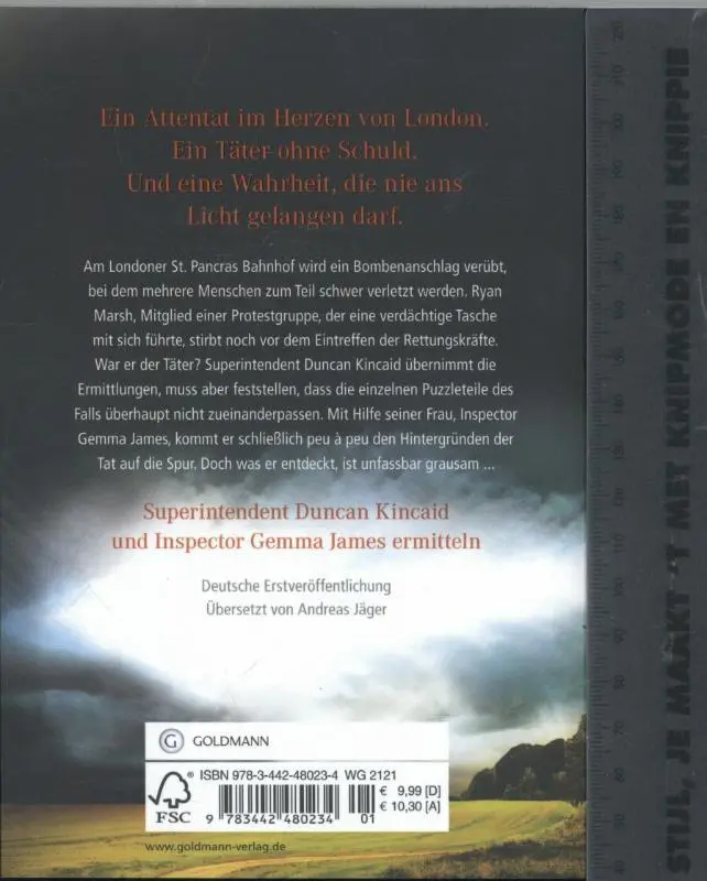 Rückseite: 9783442480234 | Wer im Dunkeln bleibt | Deborah Crombie | Taschenbuch | 411 S. | 2015