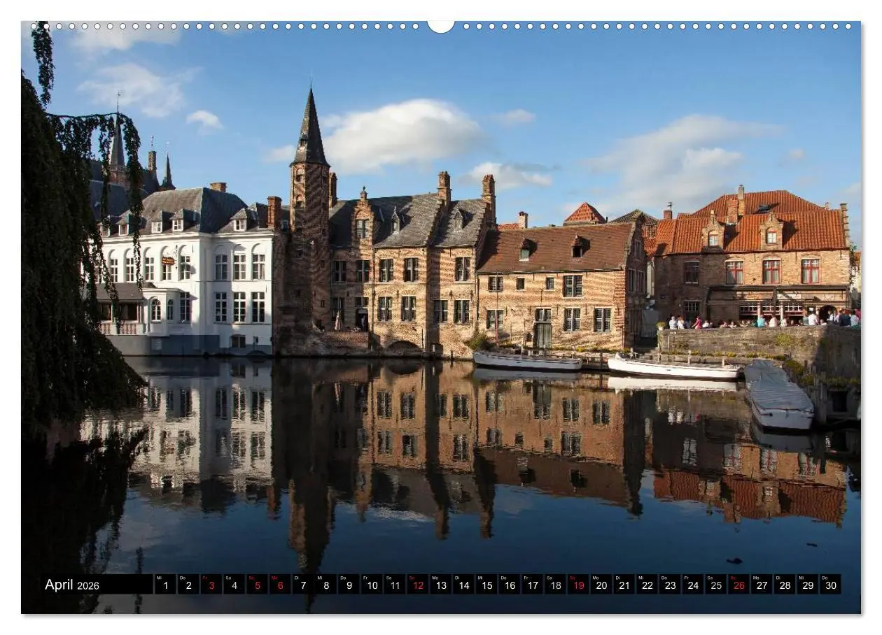 Bild: 9783516110234 | Brügge - Belgien (Wandkalender 2026 DIN A2 quer), CALVENDO...