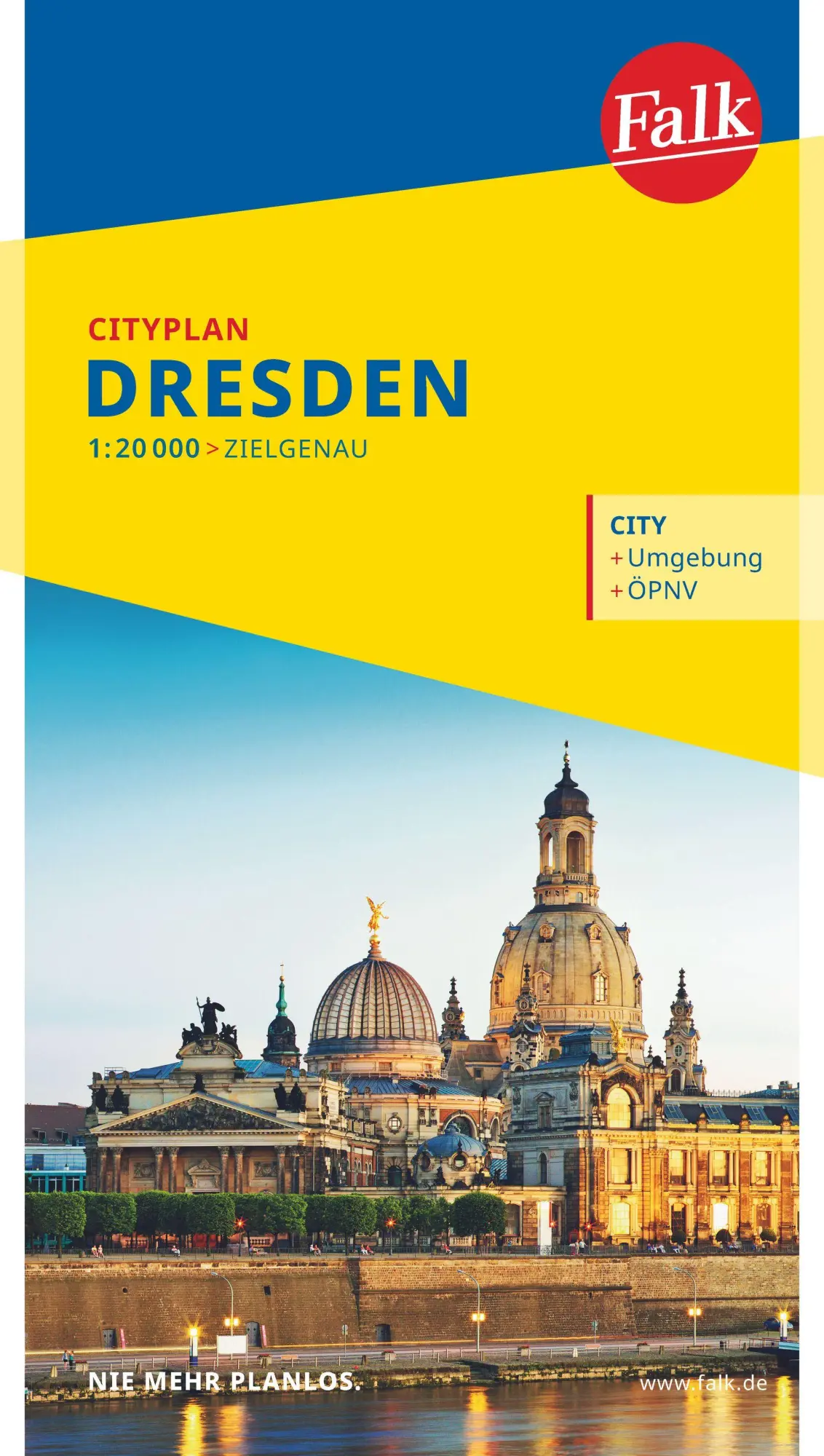 Cover: 9783827900234 | Falk Cityplan Dresden 1:20.000 | (Land-)Karte | Falk Citypläne | 2 S.
