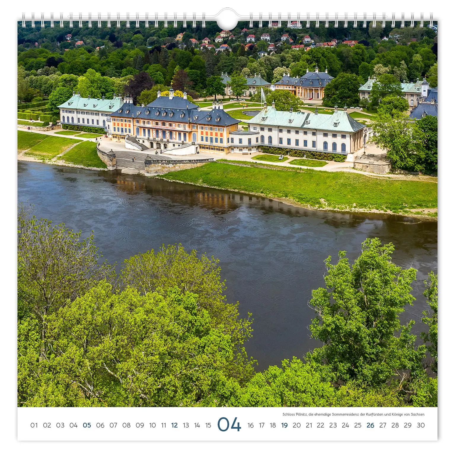Bild: 9783910680234 | Kalender Burgen und Schlösser Sachsen 2026 | Peter Schubert | Kalender