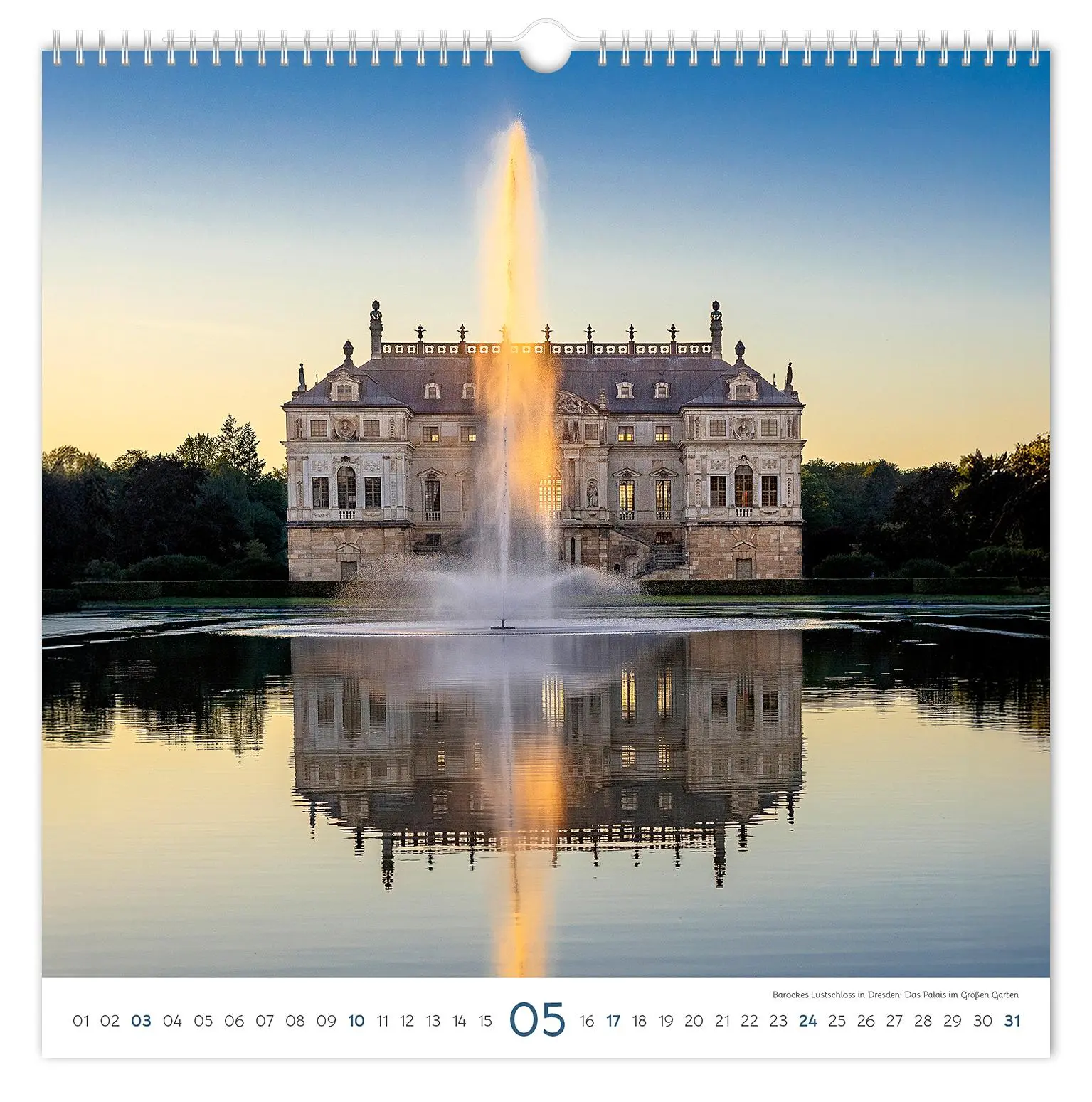 Bild: 9783910680234 | Kalender Burgen und Schlösser Sachsen 2026 | Peter Schubert | Kalender