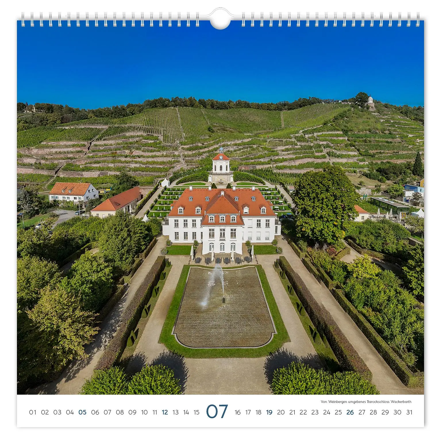 Bild: 9783910680234 | Kalender Burgen und Schlösser Sachsen 2026 | Peter Schubert | Kalender