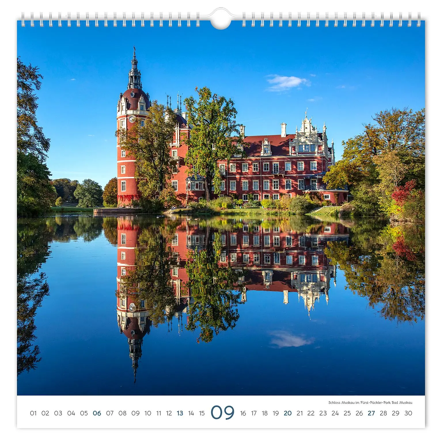 Bild: 9783910680234 | Kalender Burgen und Schlösser Sachsen 2026 | Peter Schubert | Kalender