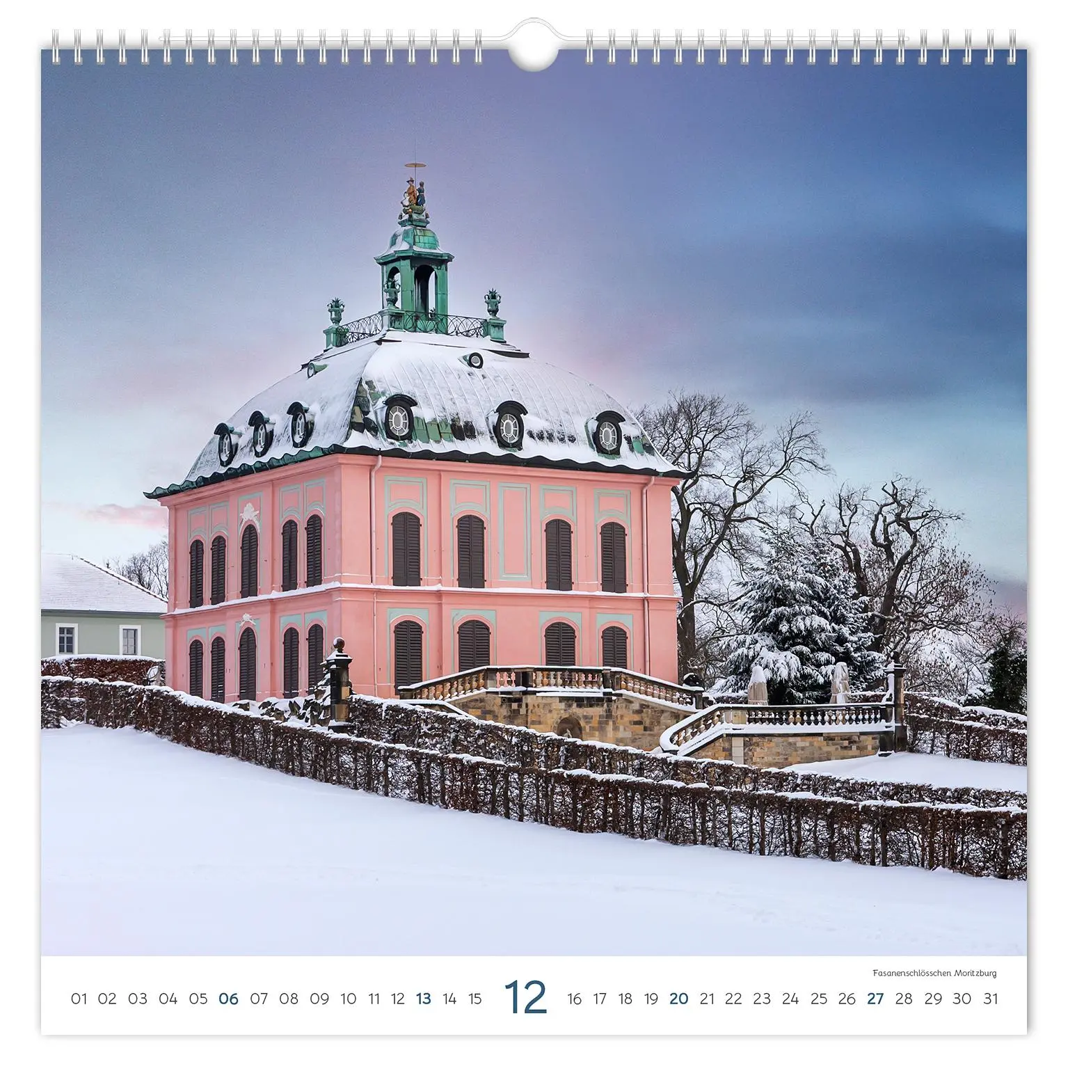 Bild: 9783910680234 | Kalender Burgen und Schlösser Sachsen 2026 | Peter Schubert | Kalender