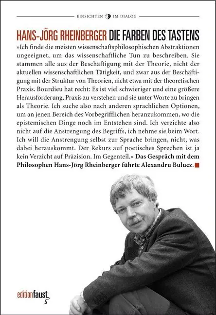 Cover: 9783945400234 | Die Farben des Tastens | Hans-Jörg Rheinberger | Taschenbuch | 64 S.