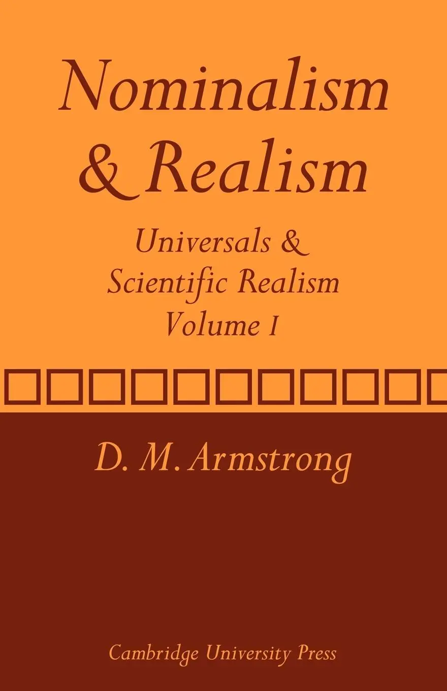 Cover: 9780521280334 | Nominalism and Realism | Volume 1: Universals and Scientific Realism