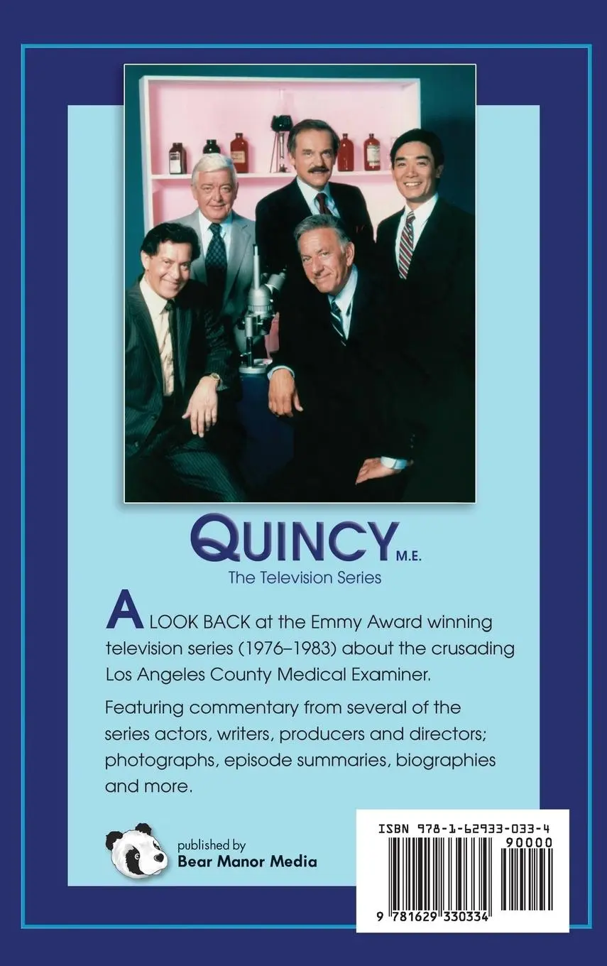 Rückseite: 9781629330334 | Quincy M.E., the Television Series | James Rosin | Buch | Gebunden