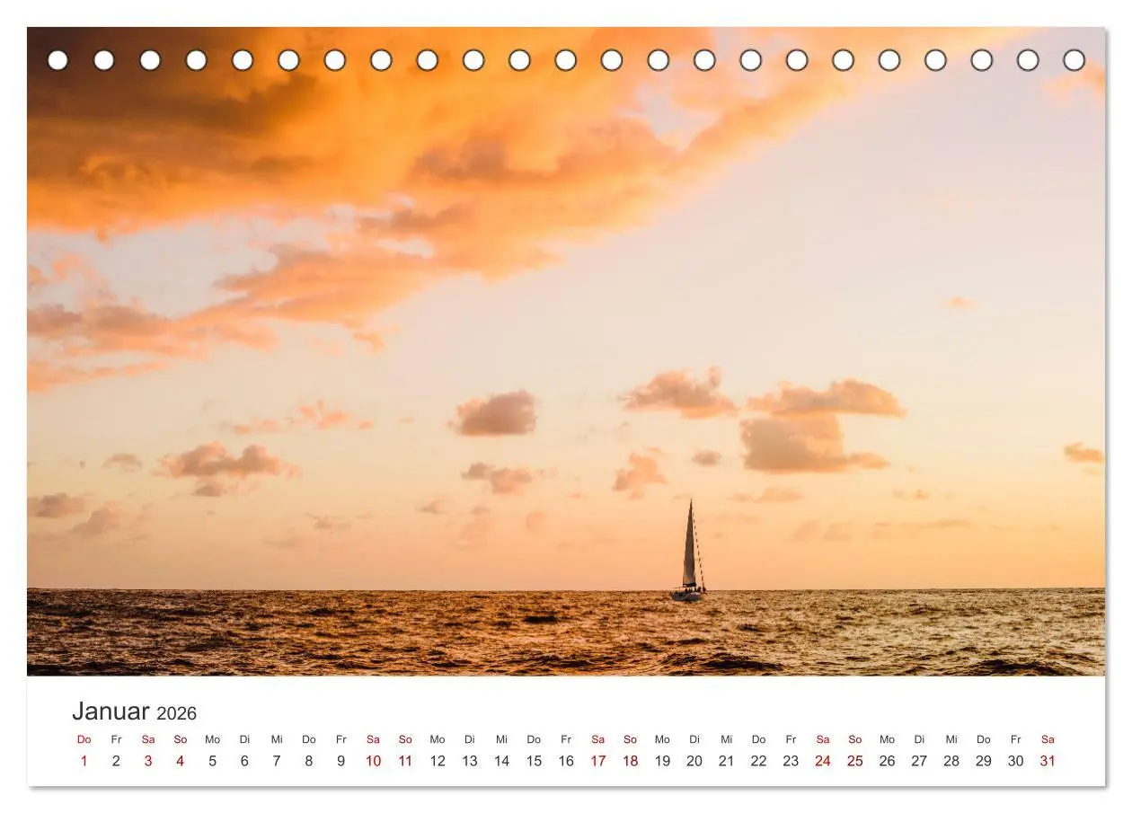 Bild: 9783457560334 | Segeln - Die Freiheit genießen. (Tischkalender 2026 DIN A5 quer),...