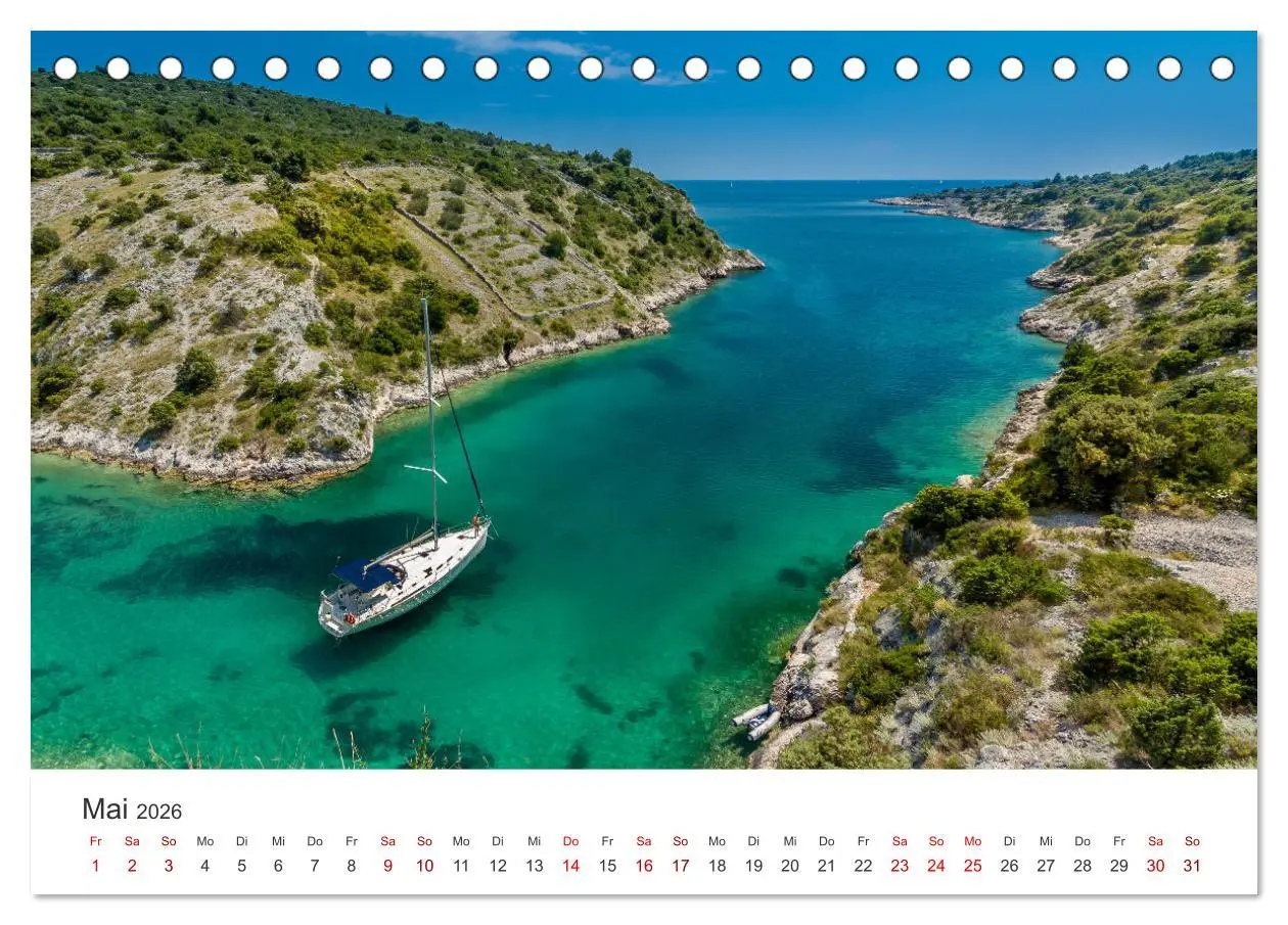 Bild: 9783457560334 | Segeln - Die Freiheit genießen. (Tischkalender 2026 DIN A5 quer),...