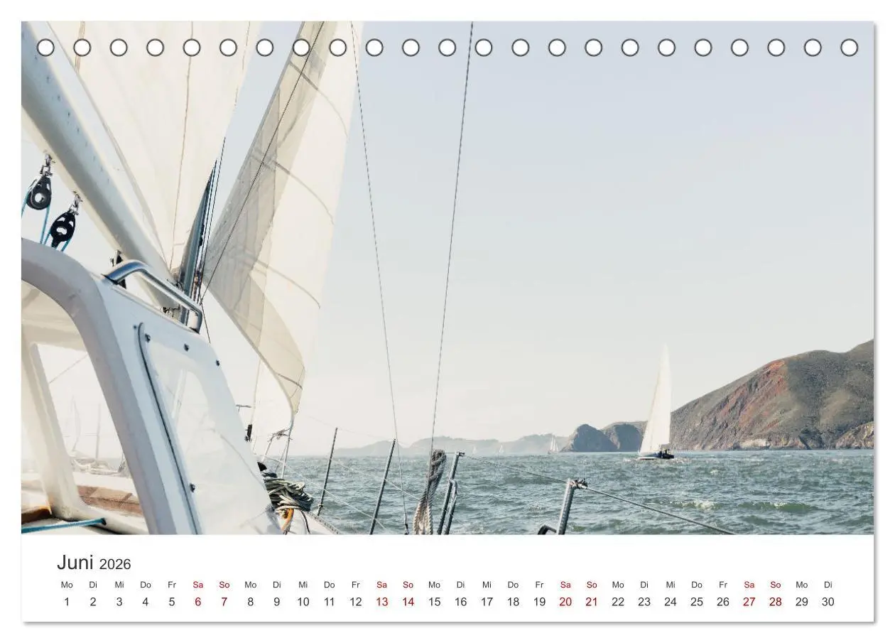 Bild: 9783457560334 | Segeln - Die Freiheit genießen. (Tischkalender 2026 DIN A5 quer),...