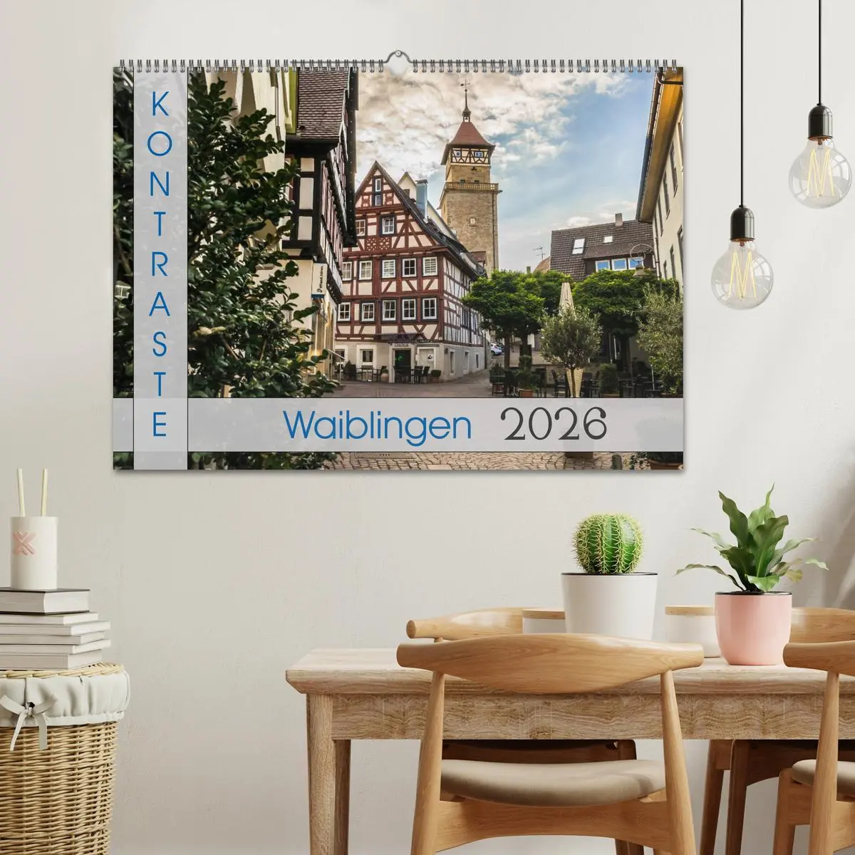 Bild: 9783516030334 | Kontraste Waiblingen (Wandkalender 2026 DIN A2 quer), CALVENDO...