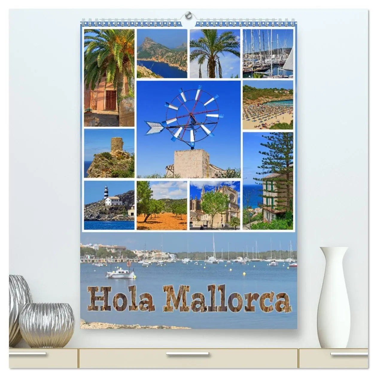 Cover: 9783516410334 | Hola Mallorca (hochwertiger Premium Wandkalender 2026 DIN A2 hoch),...