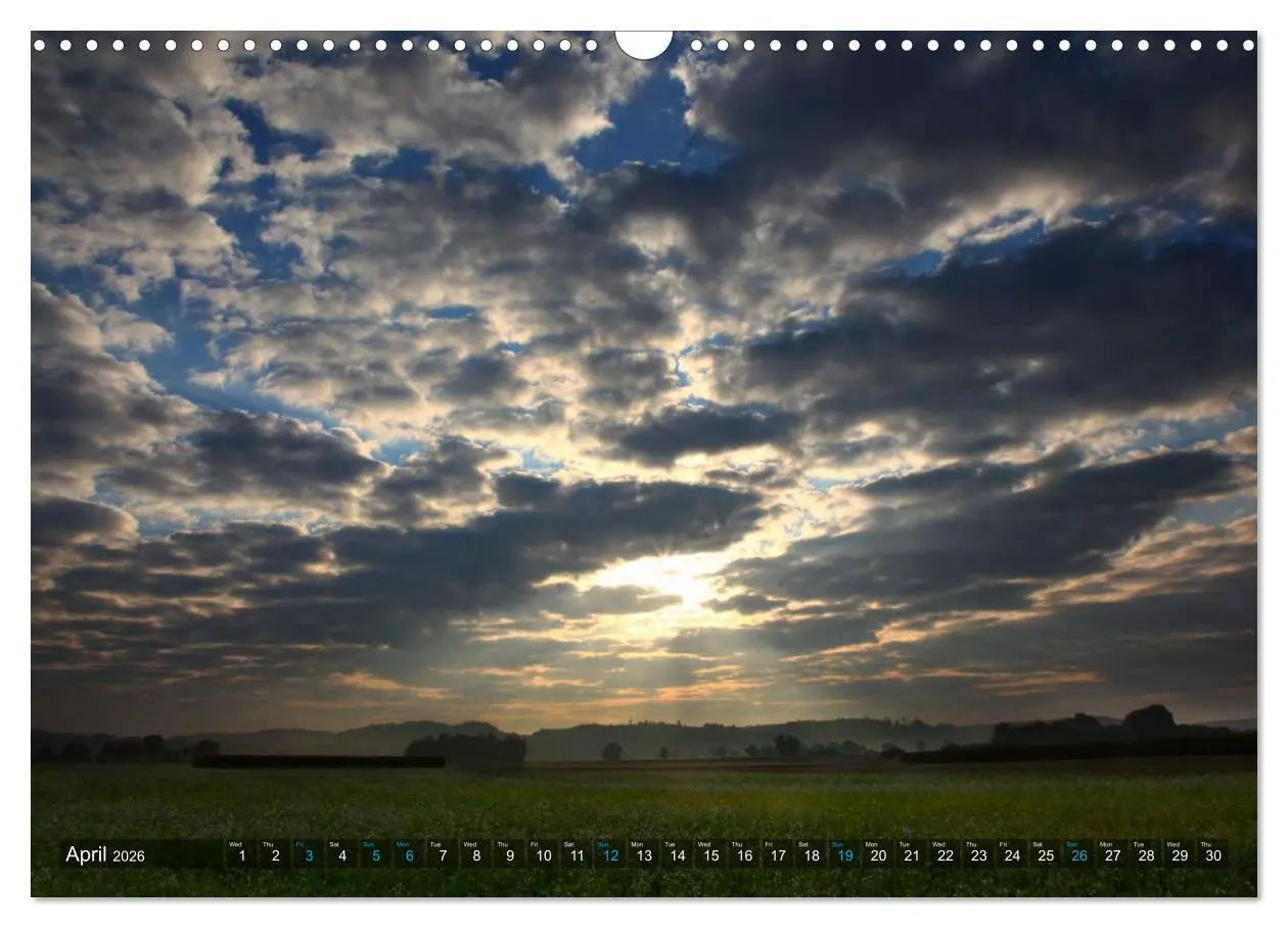 Bild: 9783516580334 | Cloud Appreciation (Wall Calendar 2026 DIN A3 landscape), CALVENDO...