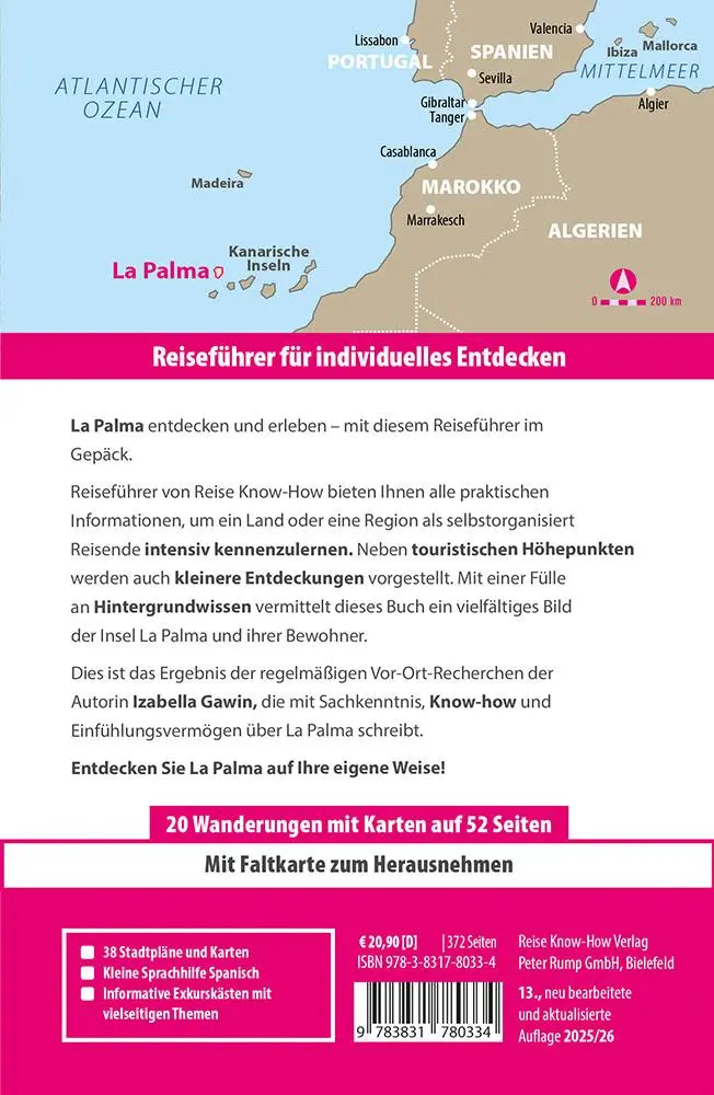 Bild: 9783831780334 | Reise Know-How Reiseführer La Palma | Izabella Gawin | Taschenbuch