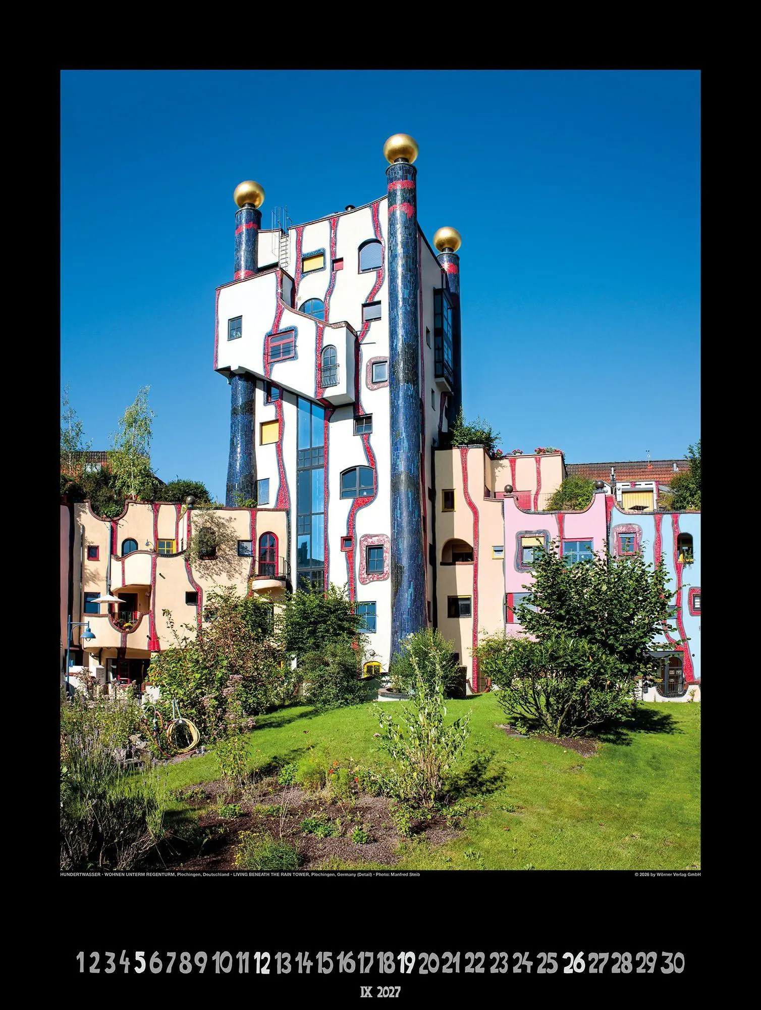 Bild: 9783910430334 | Großer Hundertwasser Architektur Kalender 2027 | Wörner Verlag GmbH