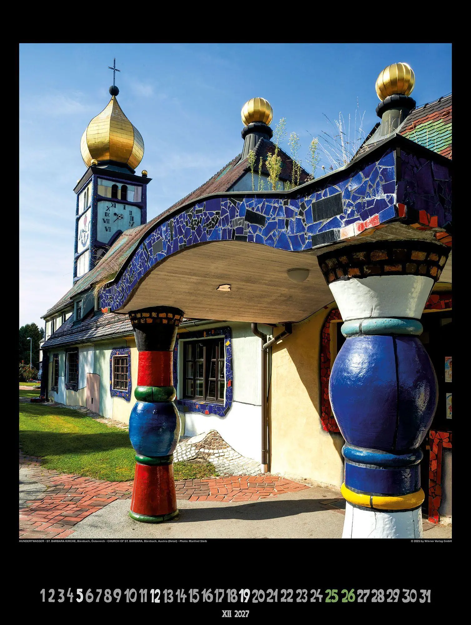Bild: 9783910430334 | Großer Hundertwasser Architektur Kalender 2027 | Wörner Verlag GmbH