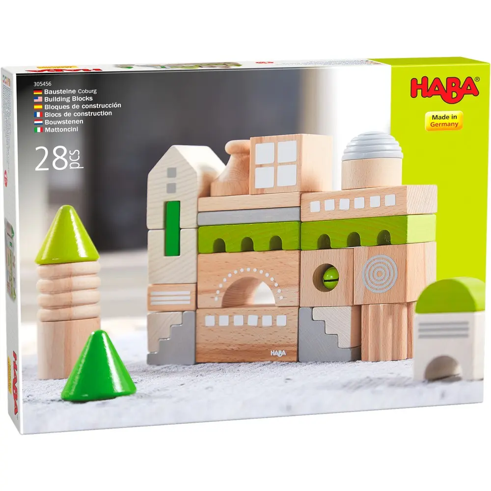 Cover: 4010168250434 | HABA 305456 - Bausteine Coburg, Bauklötze, 28 Teile | 305456 | Deutsch