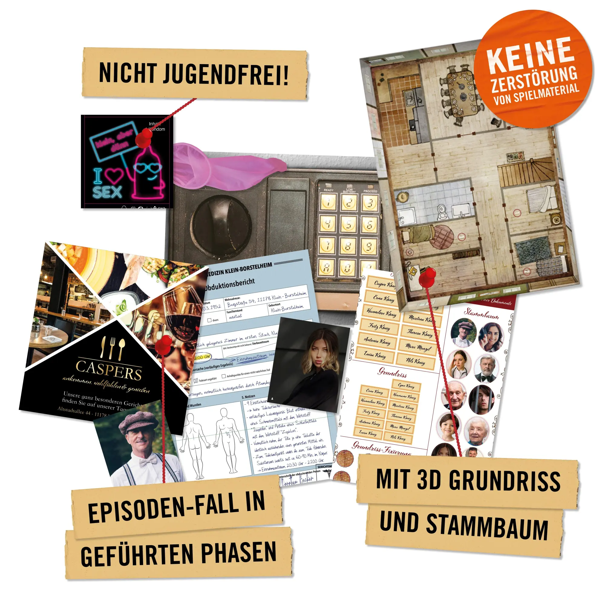 Bild: 4260686490434 | Hidden Games Tatort: Königsmord | Spiel | 32 S. | HID00006 | Deutsch