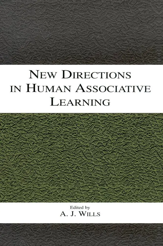 Cover: 9780415650434 | New Directions in Human Associative Learning | Andy J. Wills | Buch
