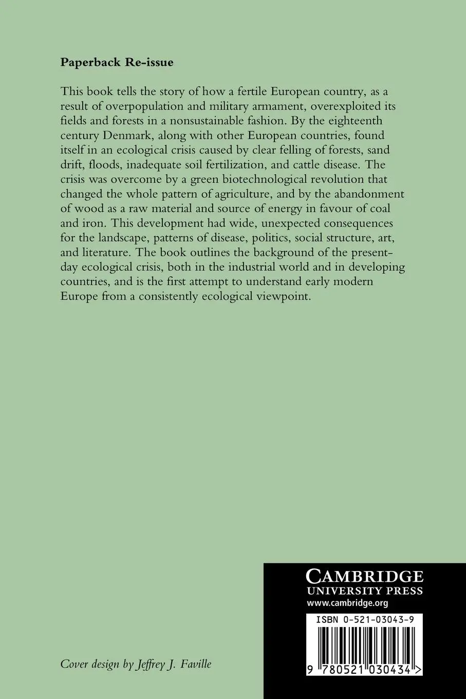 Rückseite: 9780521030434 | The Danish Revolution, 1500 1800 | An Ecohistorical Interpretation