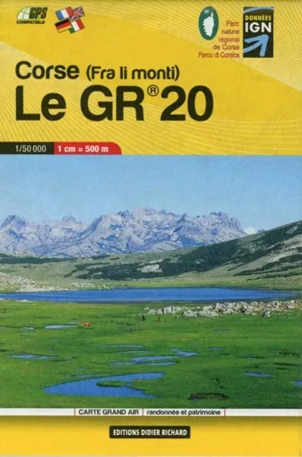 Cover: 9782344000434 | Libris Wanderkarte 20 Corse 1 : 50 000 | (Land-)Karte | Französisch