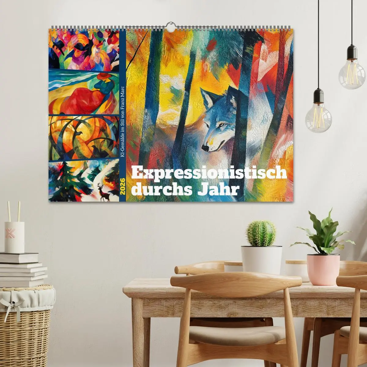 Bild: 9783457310434 | Expressionistisch durchs Jahr (Wandkalender 2026 DIN A2 quer),...