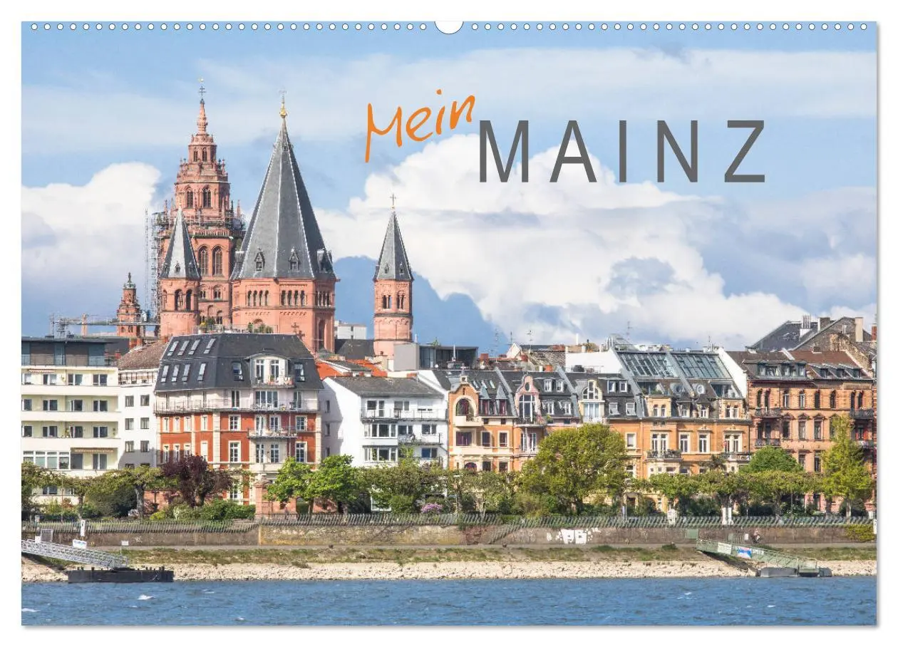 Cover: 9783457860434 | Mein Mainz (Wandkalender 2026 DIN A2 quer), CALVENDO Monatskalender