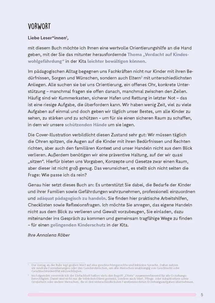 Bild: 9783834670434 | Verdacht auf Kindeswohlgefährdung?¿ | Annalena Röber | Taschenbuch