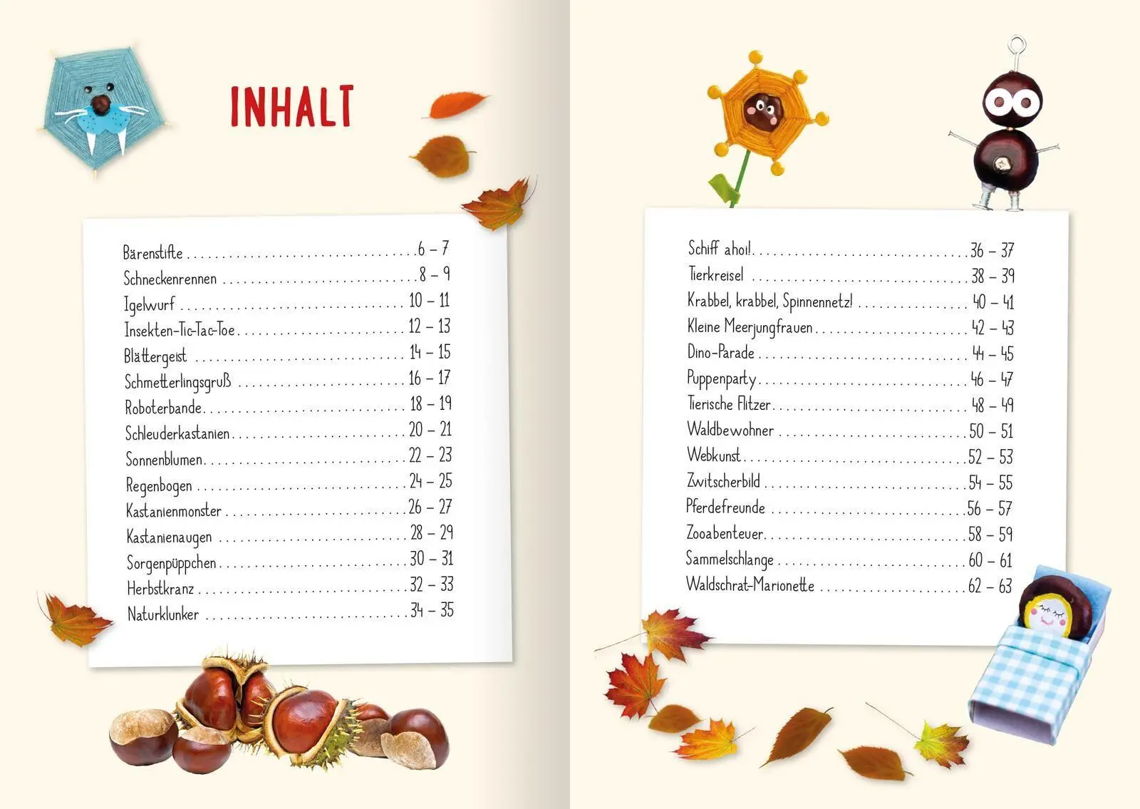 Bild: 9783845870434 | Mein Kastanien-Bastelbuch | Pia Deges | Taschenbuch | 64 S. | Deutsch