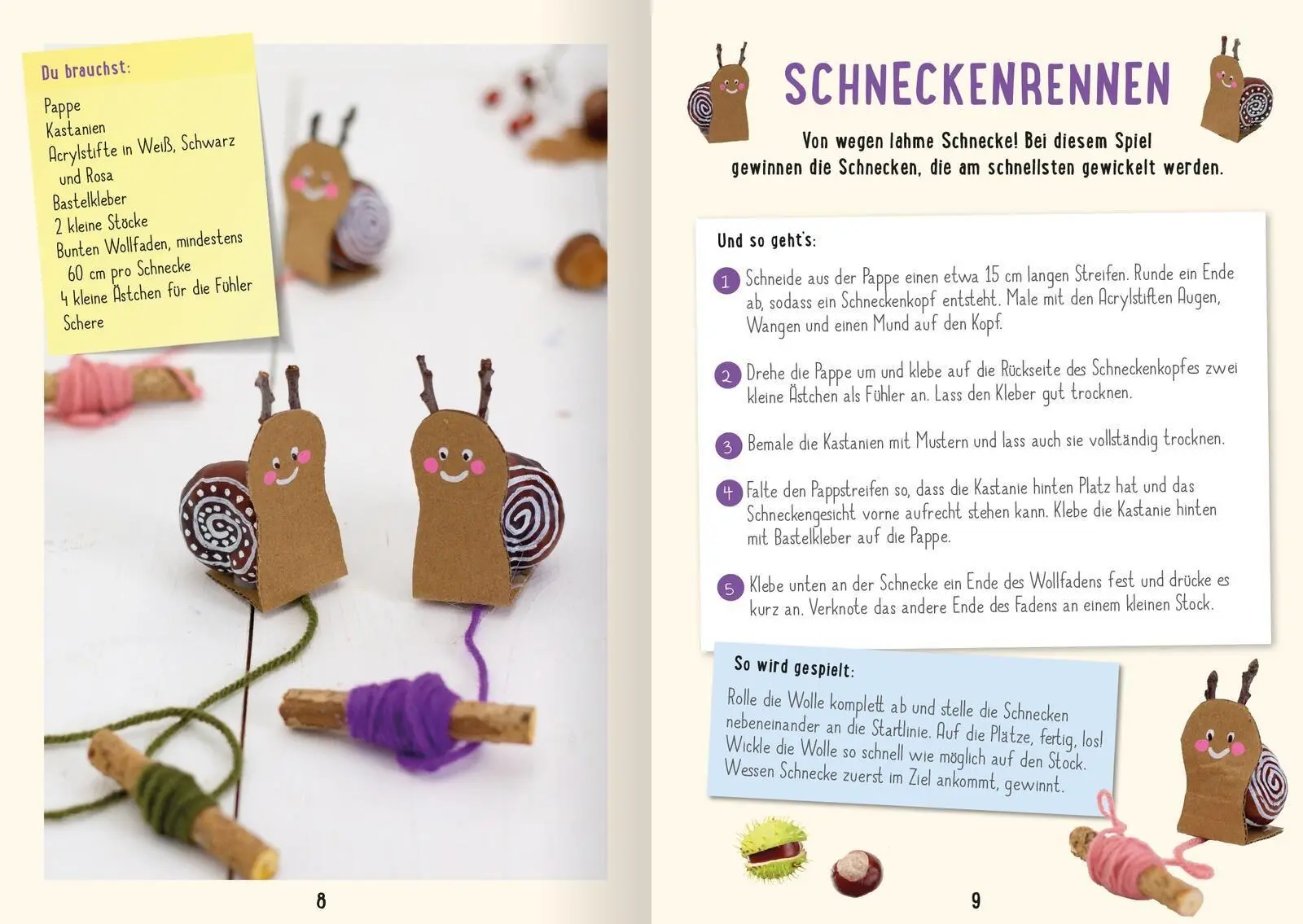 Bild: 9783845870434 | Mein Kastanien-Bastelbuch | Pia Deges | Taschenbuch | 64 S. | Deutsch