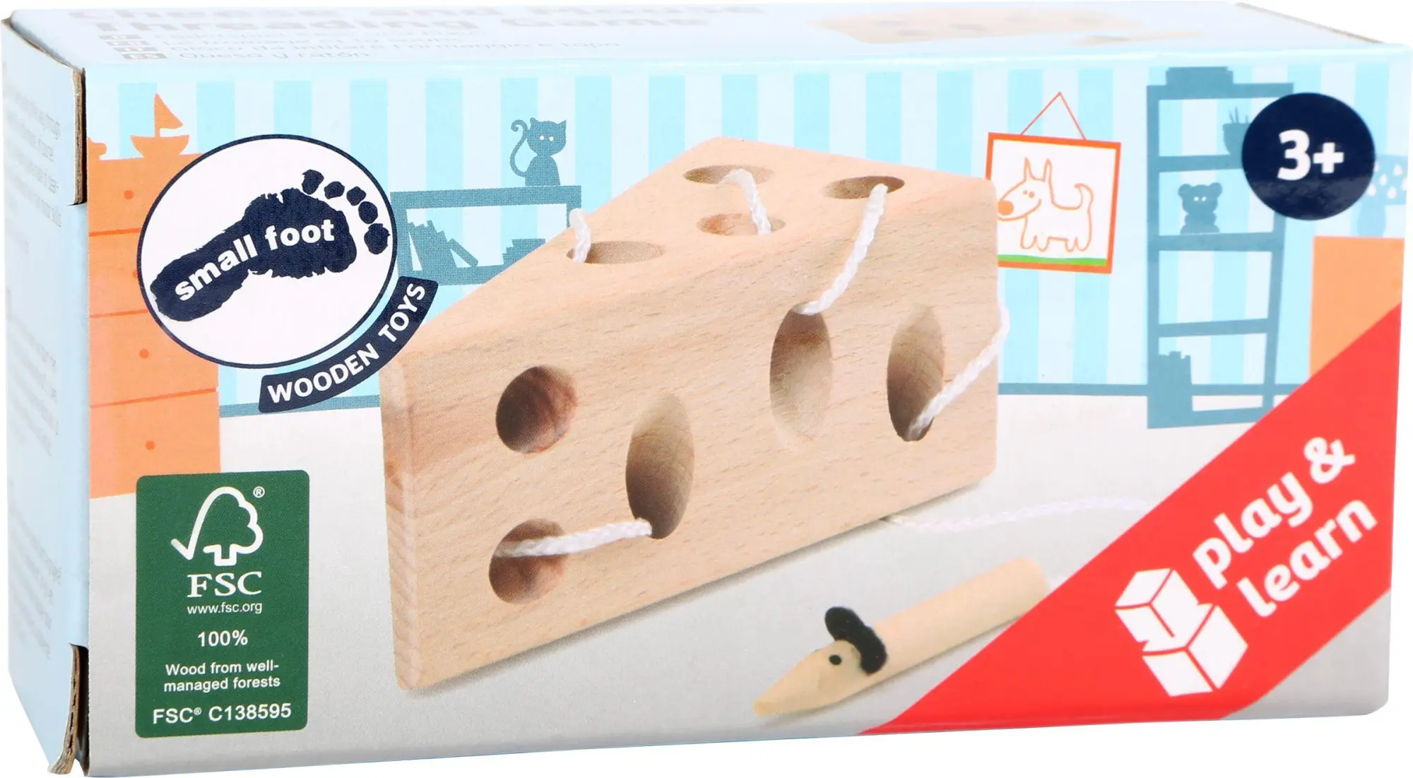 Cover: 4020972110534 | Fädelspiel Käse und Maus | Spiel | 11053 | Deutsch | 2022