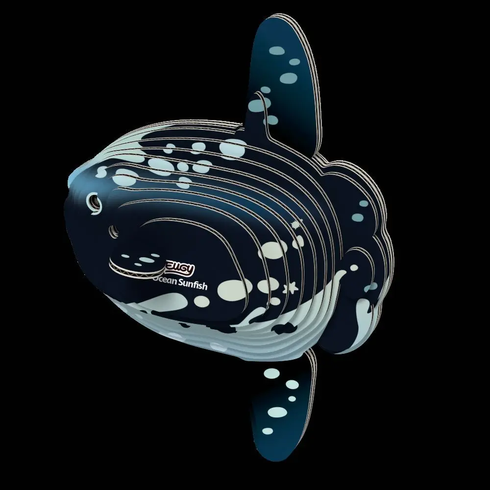 Bild: 9421036940534 | EUGY - 3D Bastelset Mondfisch | Kit (Bastelset) | In Karton | 650132