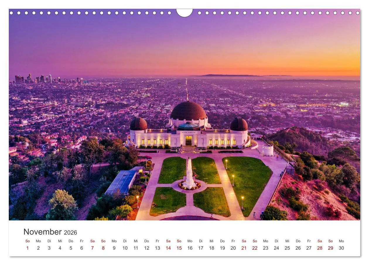 Bild: 9783457540534 | Los Angeles - Kalifornien (Wandkalender 2026 DIN A3 quer), CALVENDO...