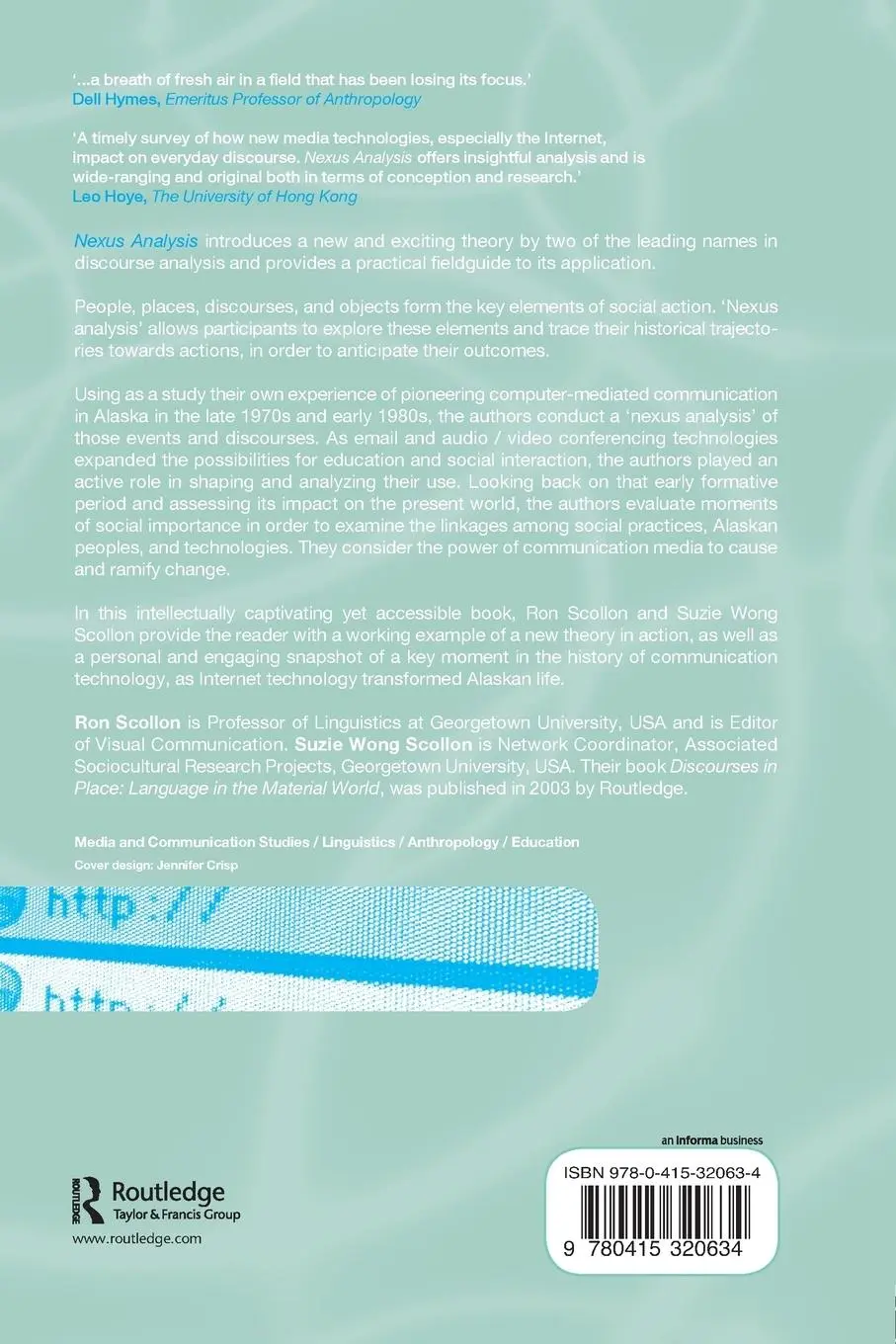 Rückseite: 9780415320634 | Nexus Analysis | Discourse and the Emerging Internet | Scollon | Buch