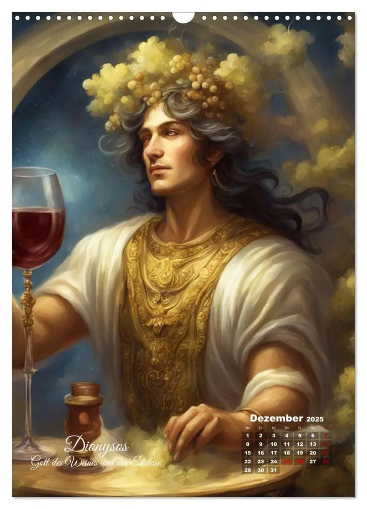 Bild: 9783383800634 | Zwölf Götter der griechischen Mythologie (Wandkalender 2025 DIN A3...