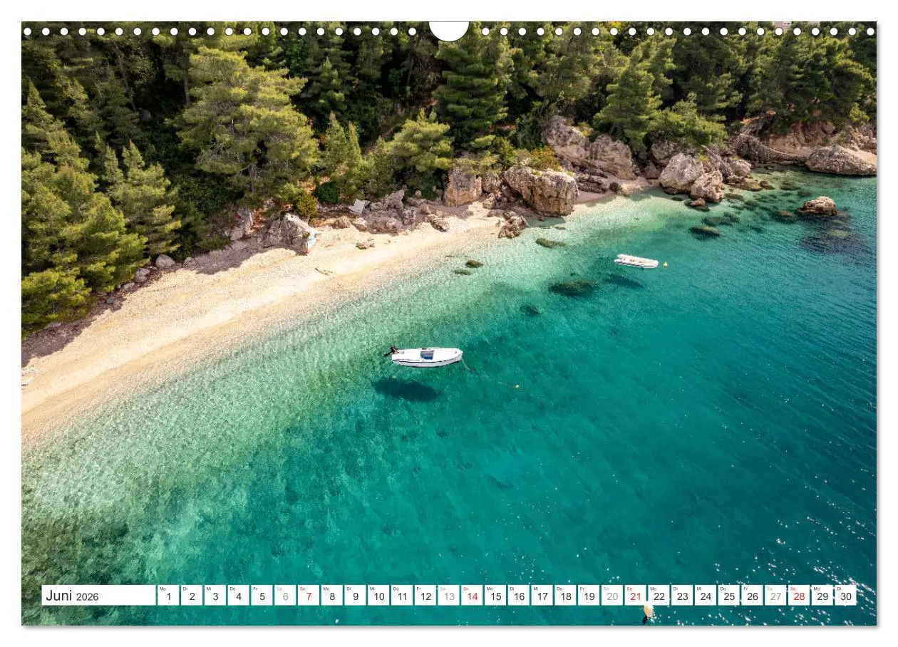 Bild: 9783457390634 | Kroatien von oben (Wandkalender 2026 DIN A3 quer), CALVENDO...