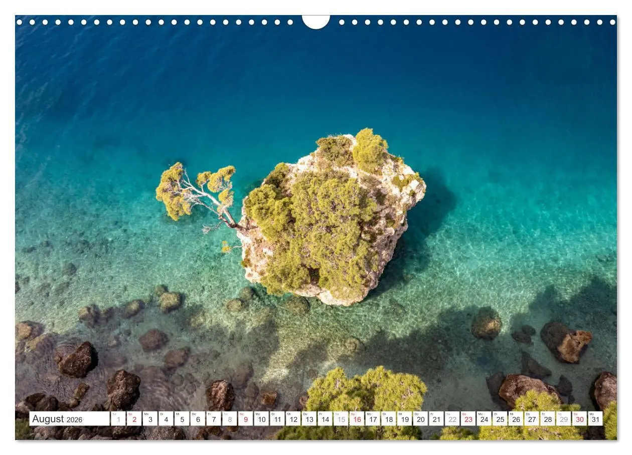 Bild: 9783457390634 | Kroatien von oben (Wandkalender 2026 DIN A3 quer), CALVENDO...