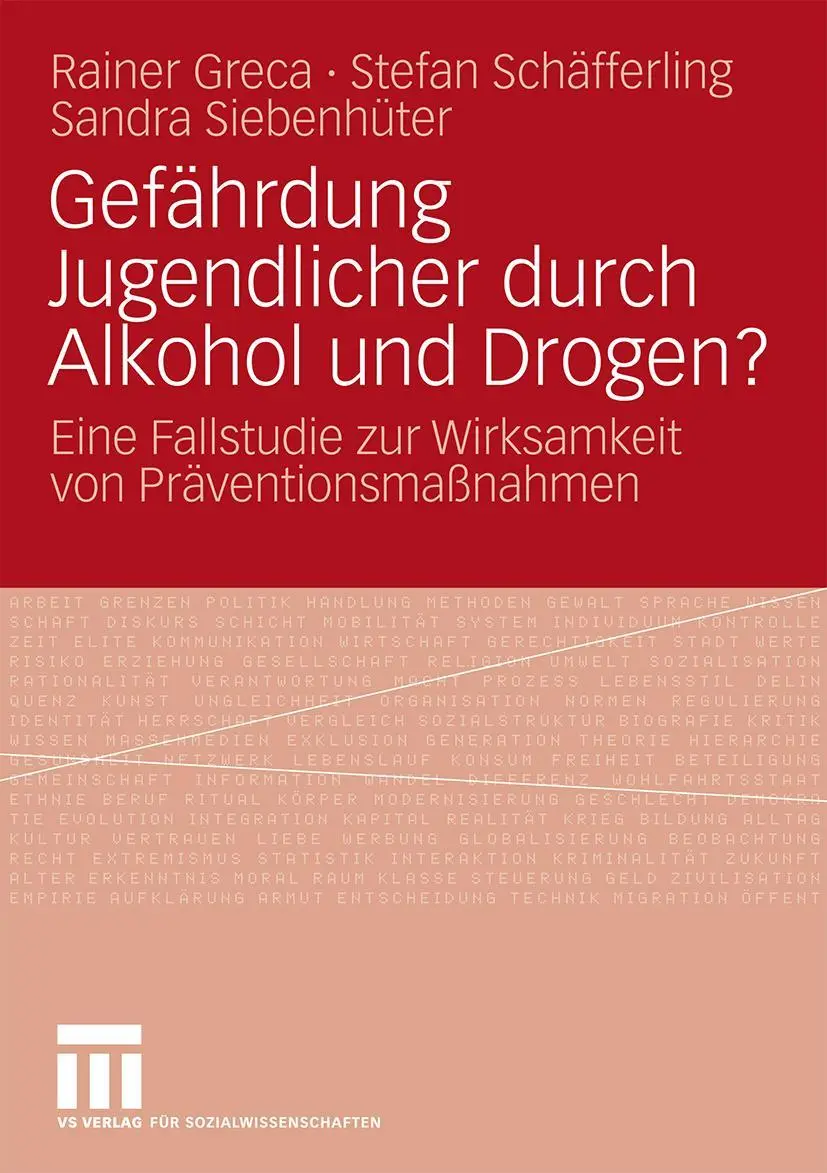 Cover: 9783531160634 | Gefährdung Jugendlicher durch Alkohol und Drogen? | Greca (u. a.) | v